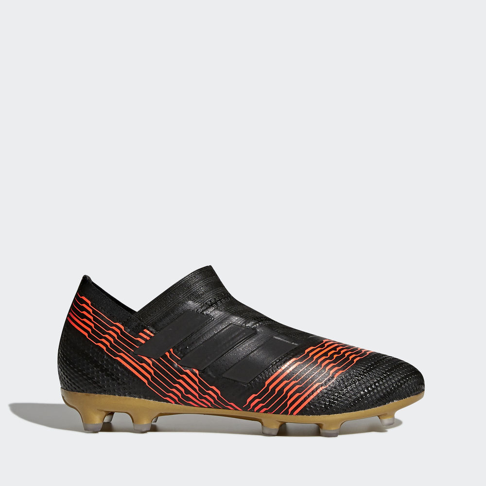 Adidas Nemeziz 17+ 360 Agility Firm Ground - ποδοσφαιρικα παπουτσια για αγορια - Μαυρα/Μαυρα/Κοκκινα